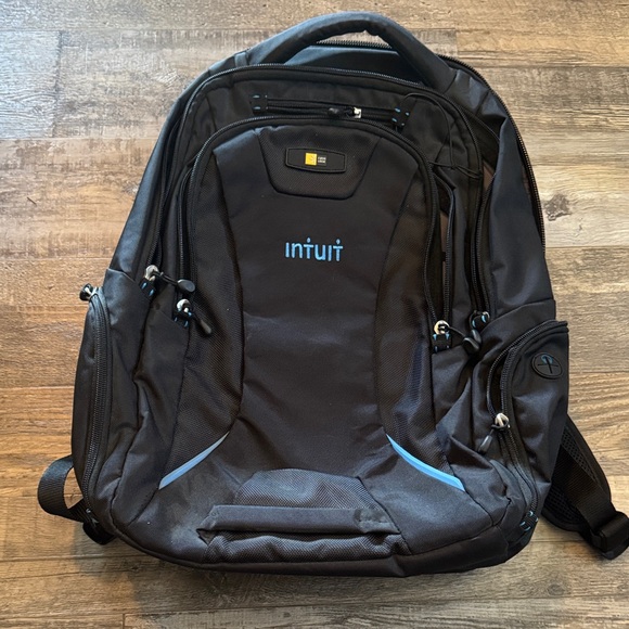 Intuit Black Backpack for Men - Picture 1 of 5